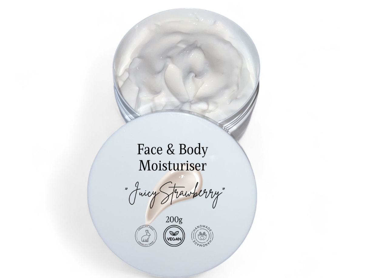 Face & Body Moisturiser - Juicy Strawberry