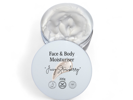Face & Body Moisturiser - Juicy Strawberry