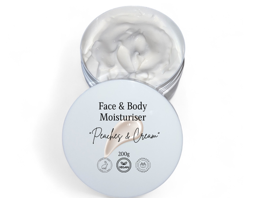 Face & Body Moisturiser - Peaches & Cream